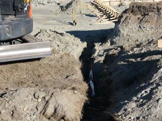 Drainage Trench Central Otago
