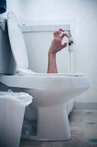 Wanaka Plumber Hand Up Toilet 